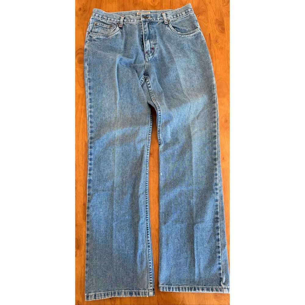 Aeropostale Size 8 Womens Blue Cotton Blend Zip Fly Pocket Jeans